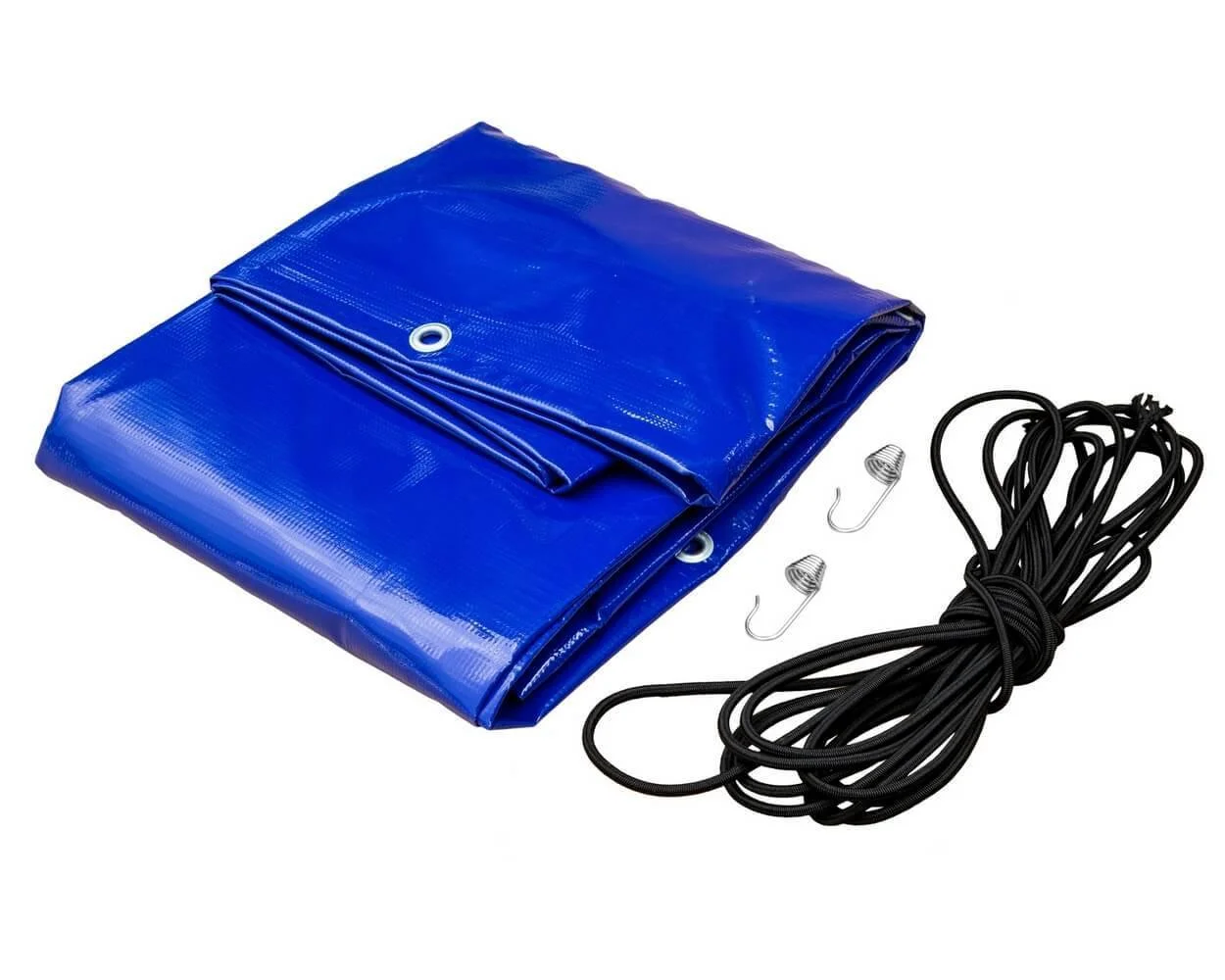 Blaue flache Abdeckung für Garden Trailer 200 Kipp Trailer