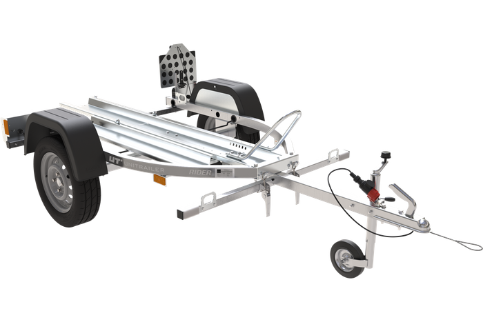 Neuer Anhänger 200×106 mit Flachplane, Bordwänden und Stützrad – Gartenanhänger 200 KIPP