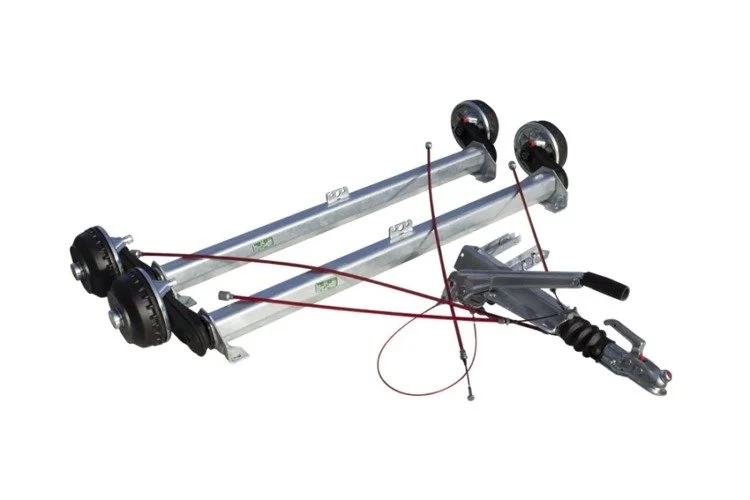 Fahrwerk 3000 kg [zwei Achsen gebremst 1500 kg]